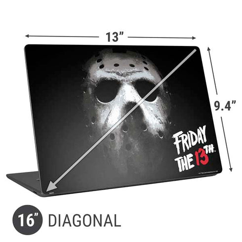 Warner Bros Friday the 13th Jason Voorhees Universal Laptop 16in (13 x 9.4in) Skin